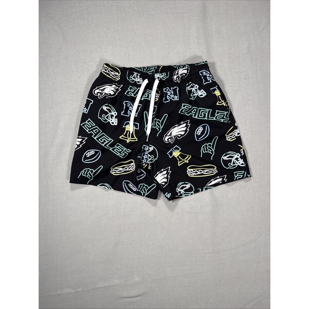 Philadelphia Eagles Chubbies Swim Trunks Mens Small 5.5" Lined Drawstring